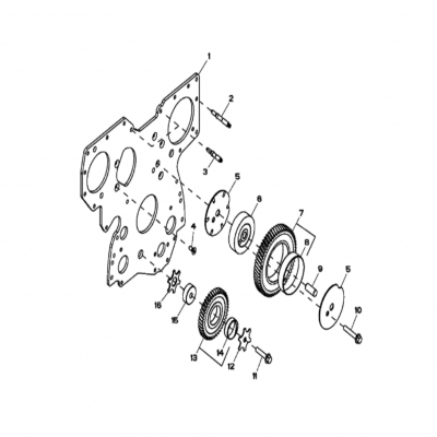 Group 36: Front Plate & Crankshaft Upper Idler Gears,  第36組：前板&曲軸上惰輪，“GM93289,”“GM93285,”“GM91650,”“GM85414,”“GM85412,”“GM8541