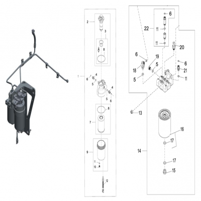 Group 81: Primary Fuel Filter, continued Variation 81BN, 81D2 Optional Agency Approval Installed Items. See Accessories Section for additional parts. 組81：燃油初級(jí)濾清器，續(xù)變81BN，81D2可選機(jī)構(gòu)批準(zhǔn)安裝項(xiàng)目。有關(guān)其他部件，請(qǐng)參見(jiàn)附件一節(jié)。&